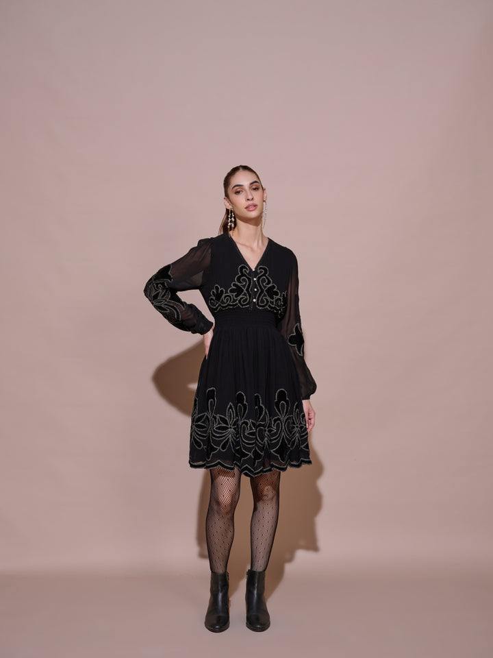 Eloise Embroidered Dress