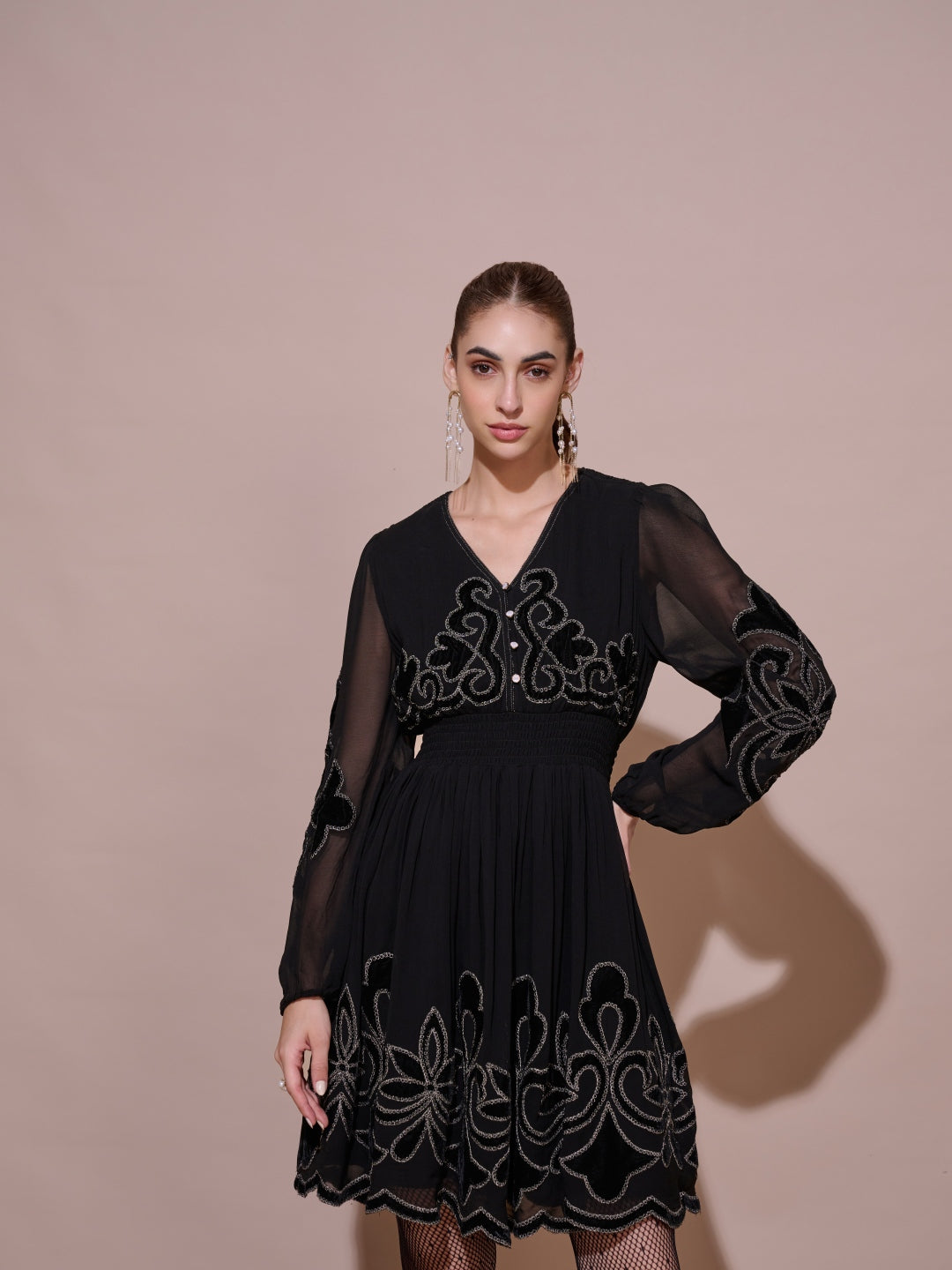 Eloise Embroidered Dress
