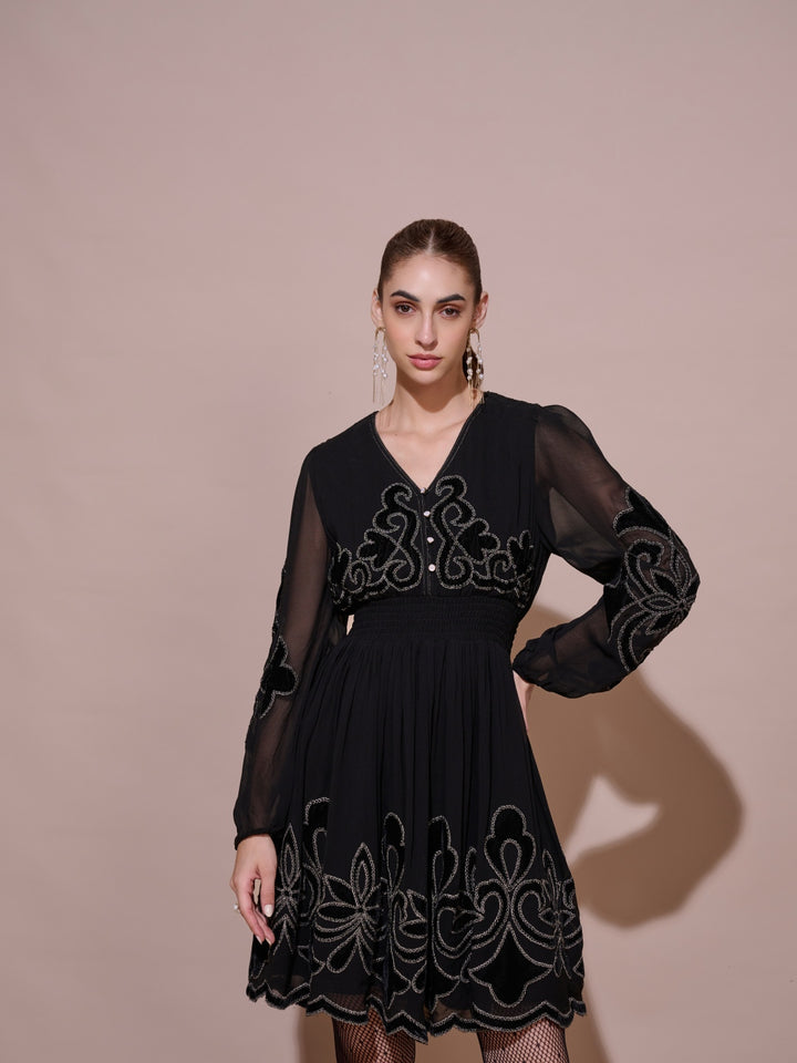 Eloise Embroidered Dress
