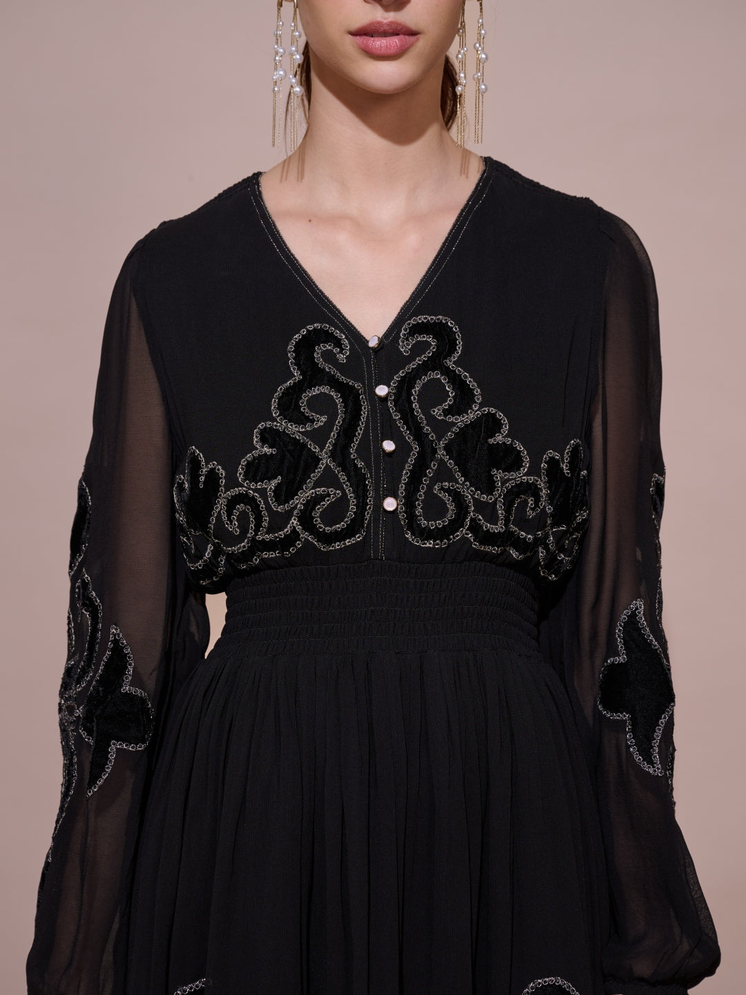 Eloise Embroidered Dress