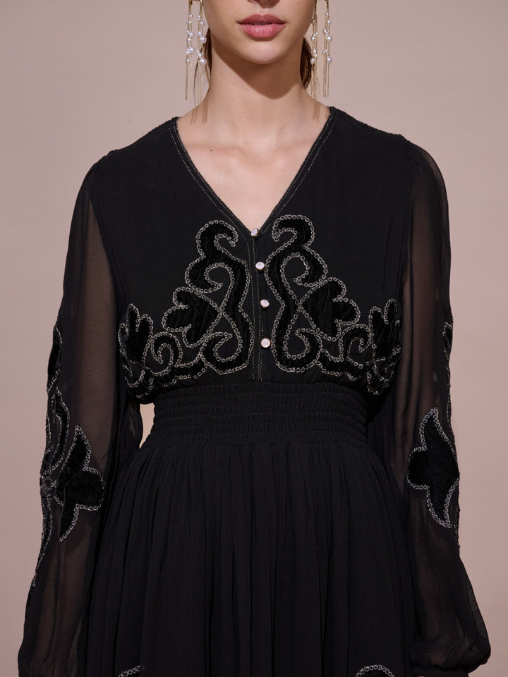 Eloise Embroidered Dress