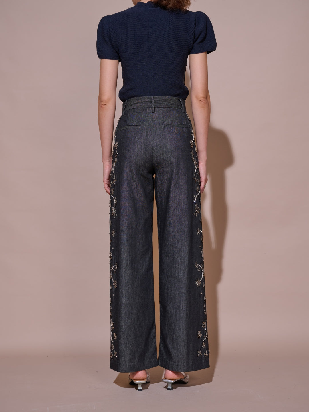 Rosie Embellished Denim Pants