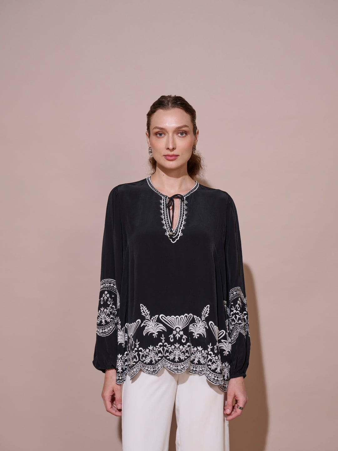 Nancy Embroidered Top