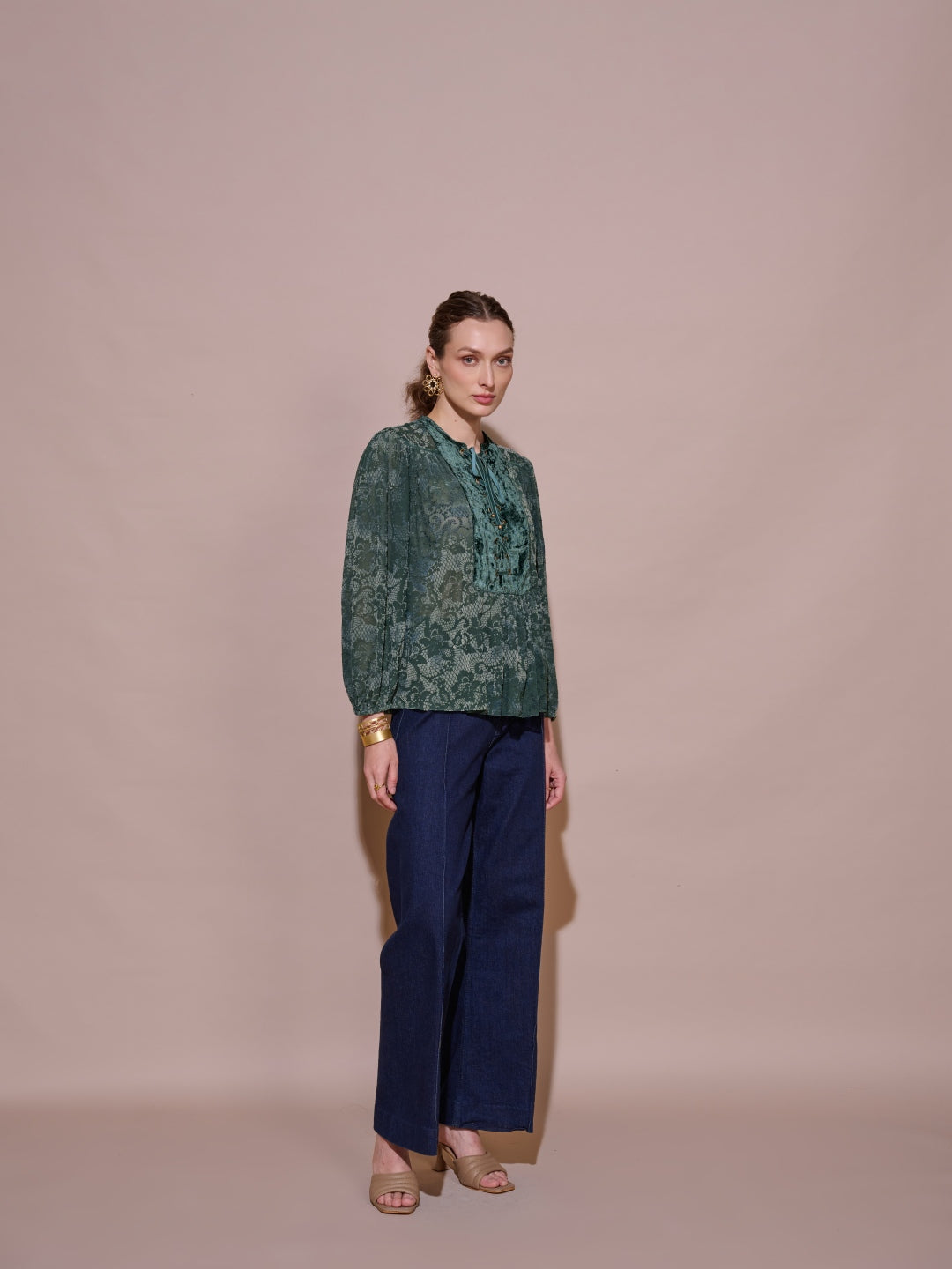 Aria Burnt-Velvet Top