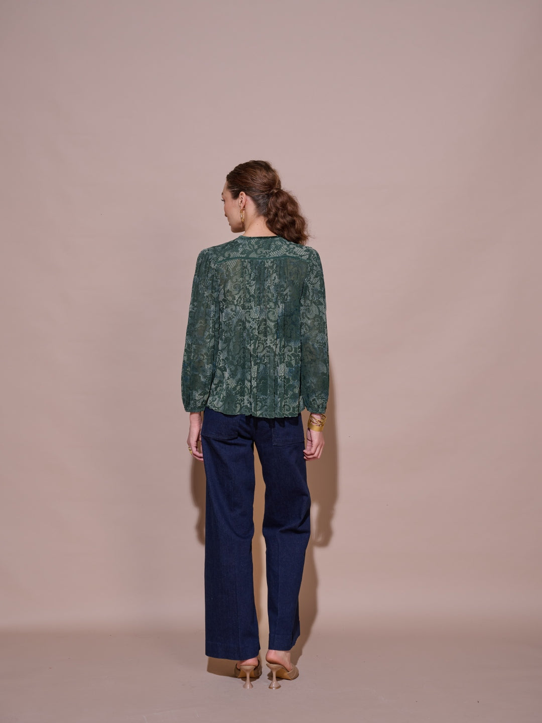 Aria Burnt-Velvet Top