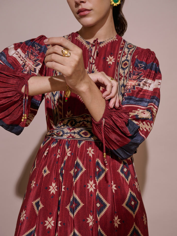 Adeline Printed Dress