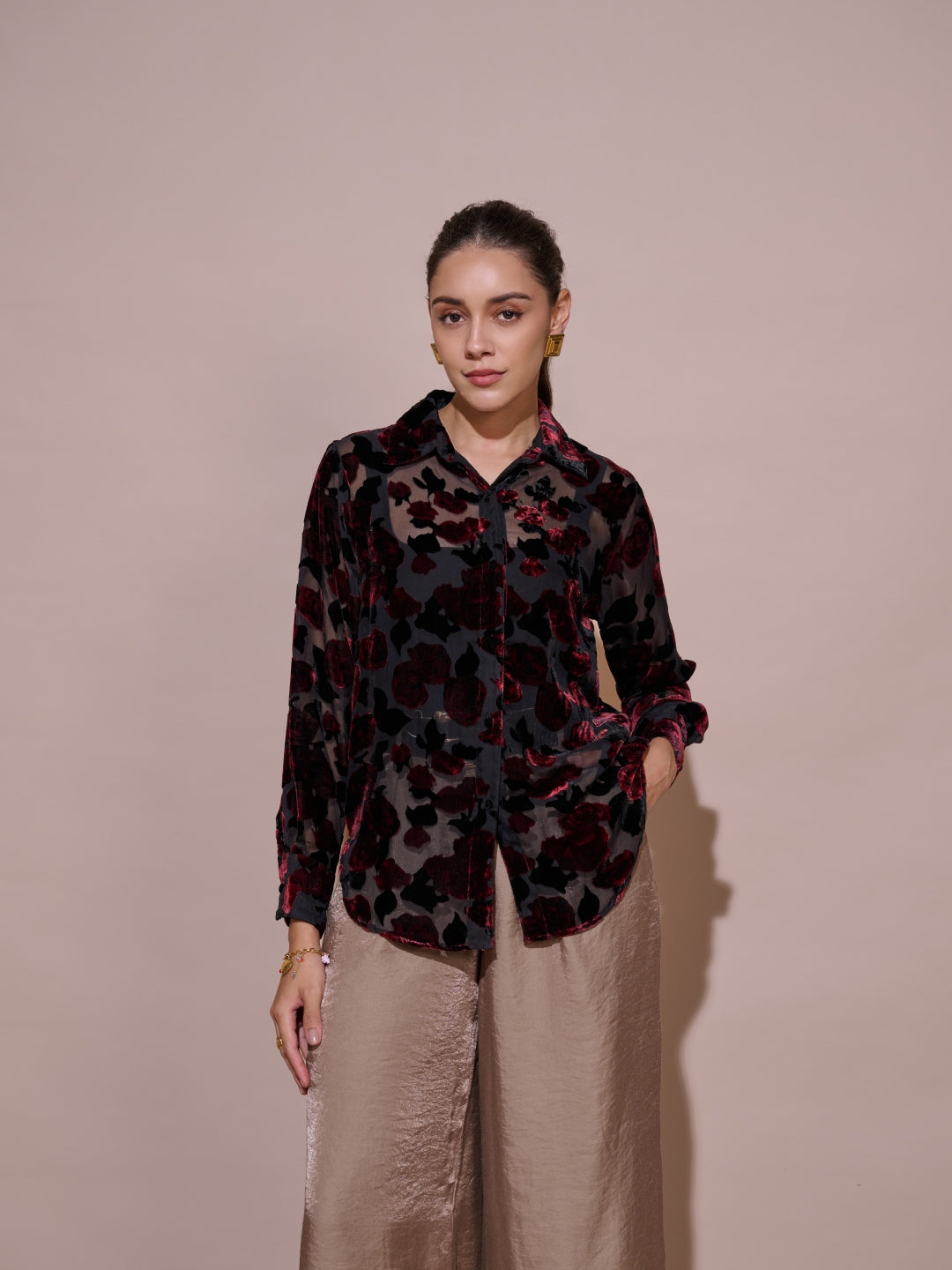Elise Velvet Shirt