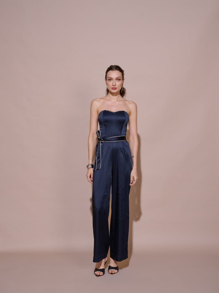 Clara Satin Jumpsuit