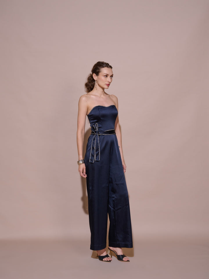 Clara Satin Jumpsuit
