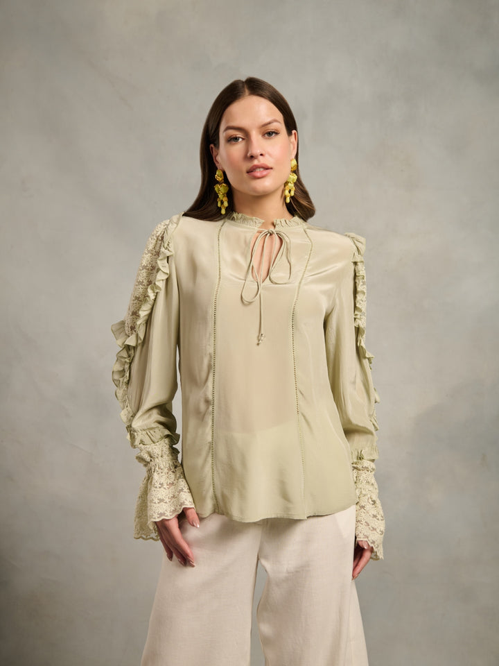 Jade Viscose Blouse