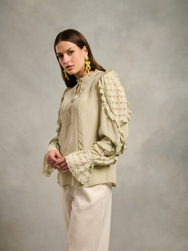 Jade Viscose Blouse