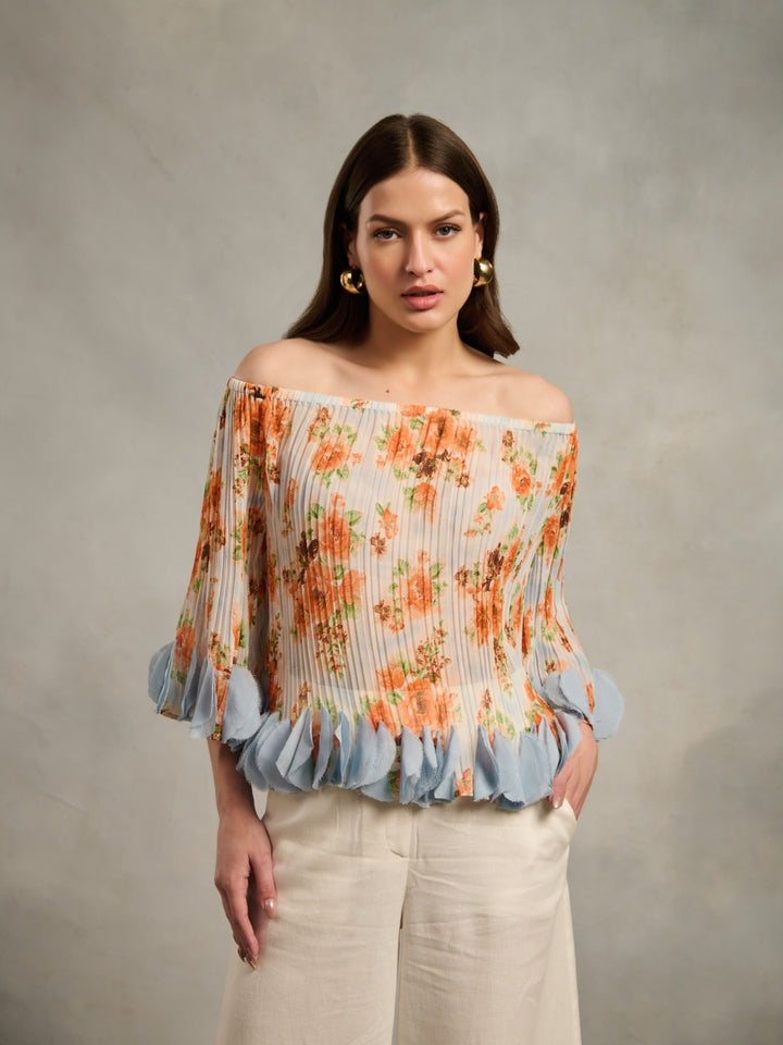Julie Pleated Blouse