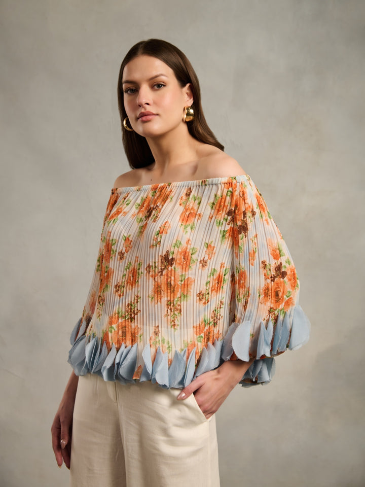 Julie Pleated Blouse