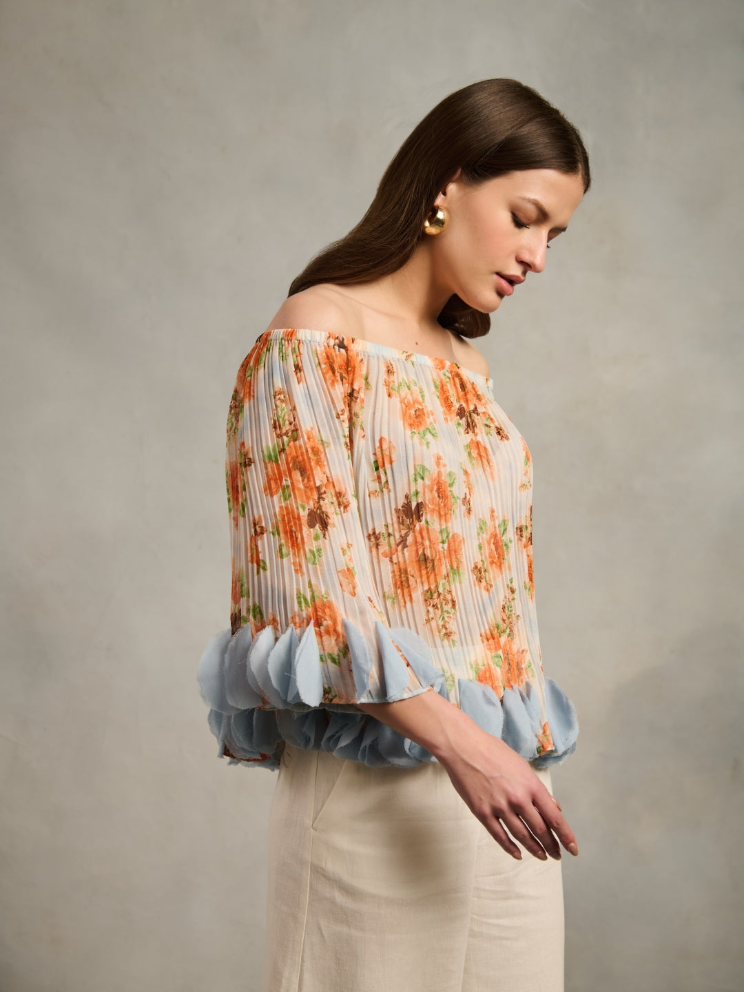 Julie Pleated Blouse