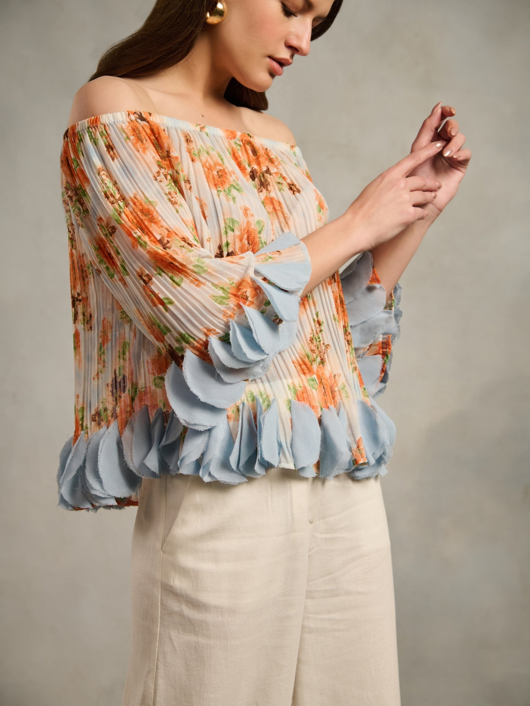 Julie Pleated Blouse