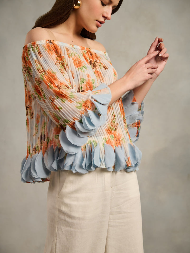 Julie Pleated Blouse