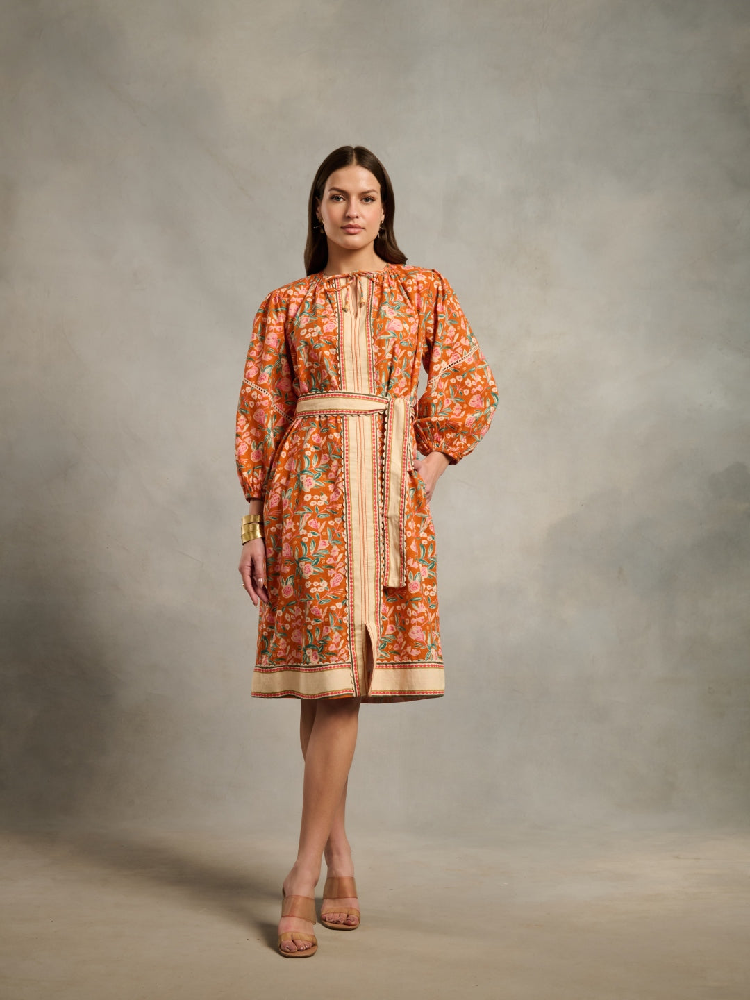Magnolia Printed Dress