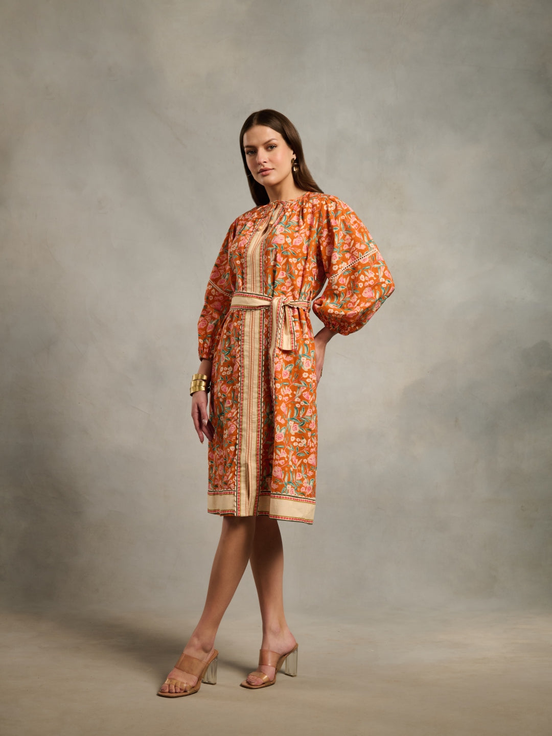Magnolia Printed Dress