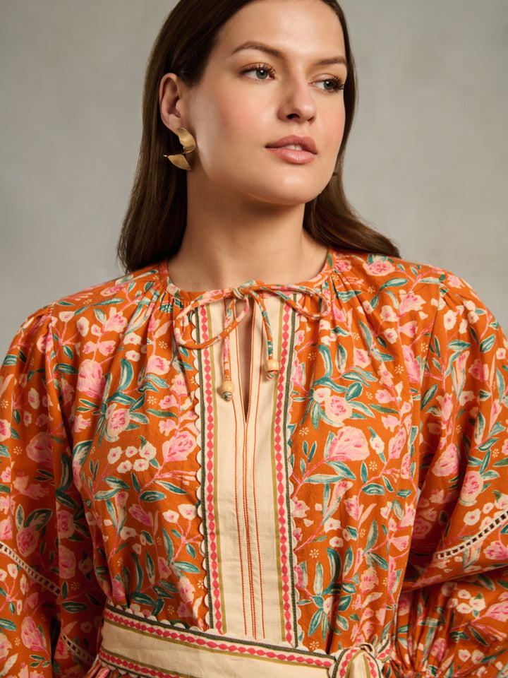 Magnolia Printed Dress