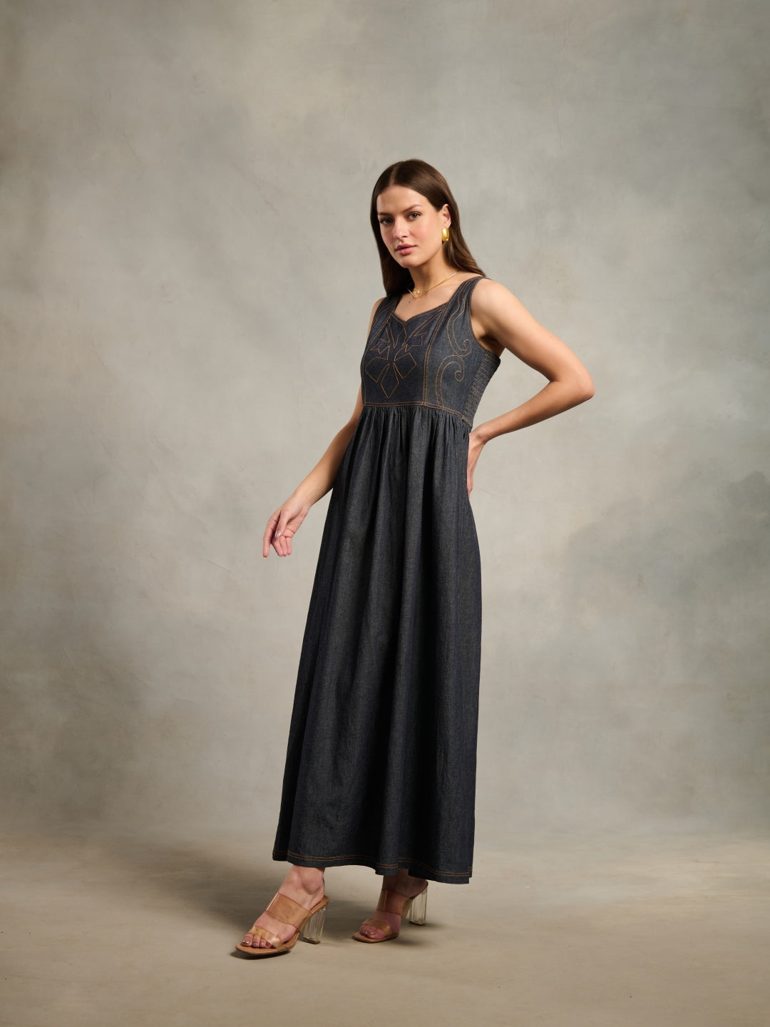 Hailey Denim Maxi