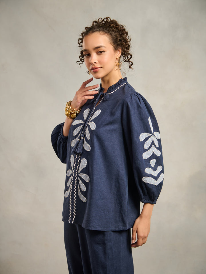 Margot Appliqué Top