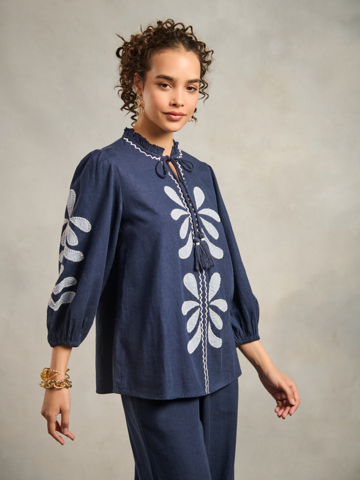 Margot Appliqué Top