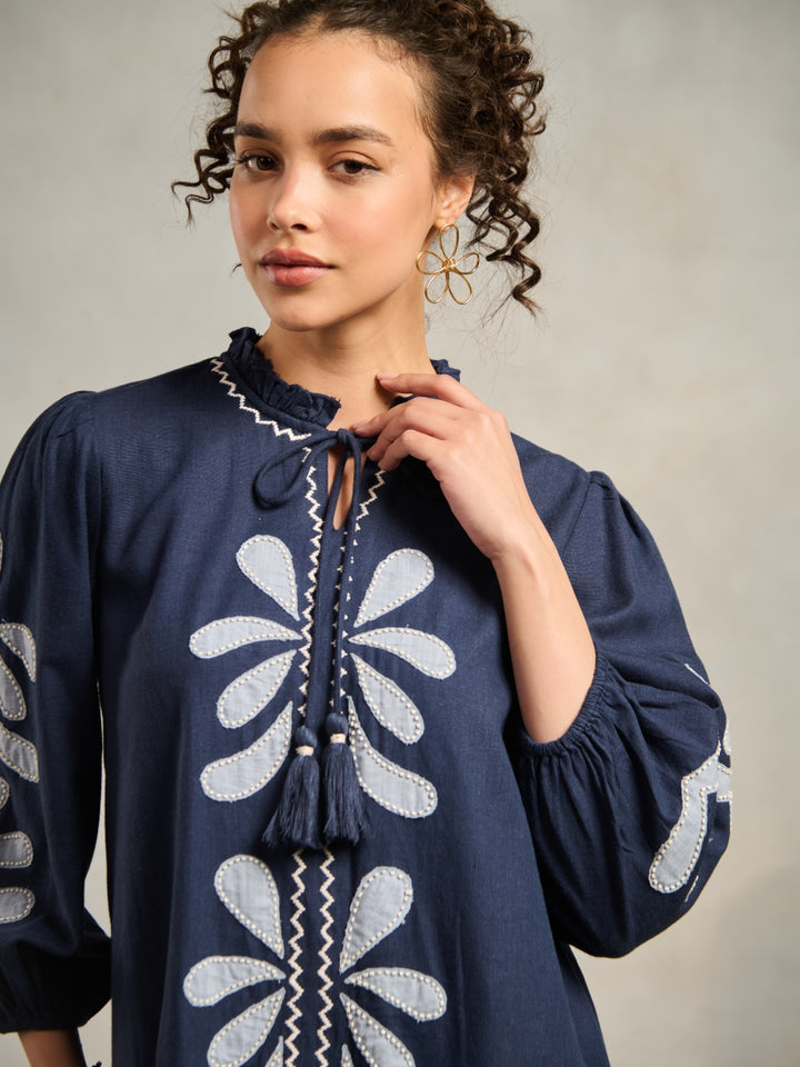 Margot Appliqué Top