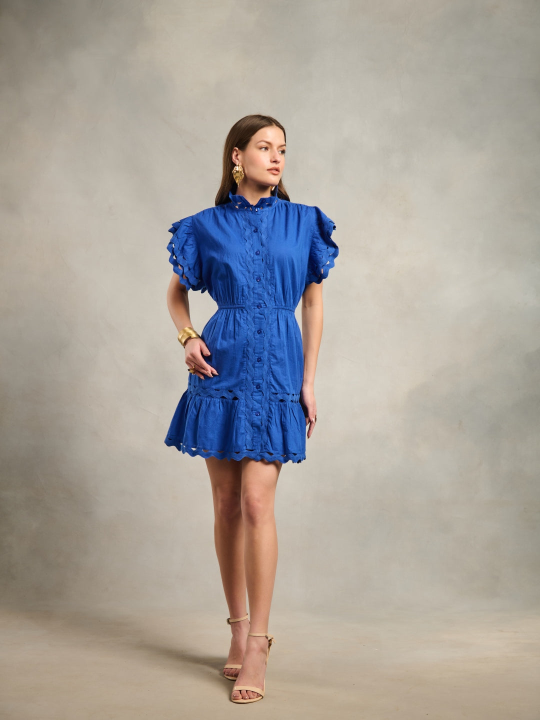 Indigo Wave Dress – Style Island