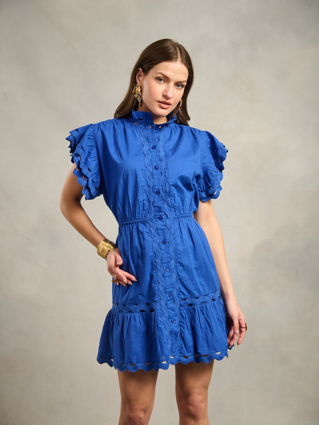Indigo Wave Dress – Style Island