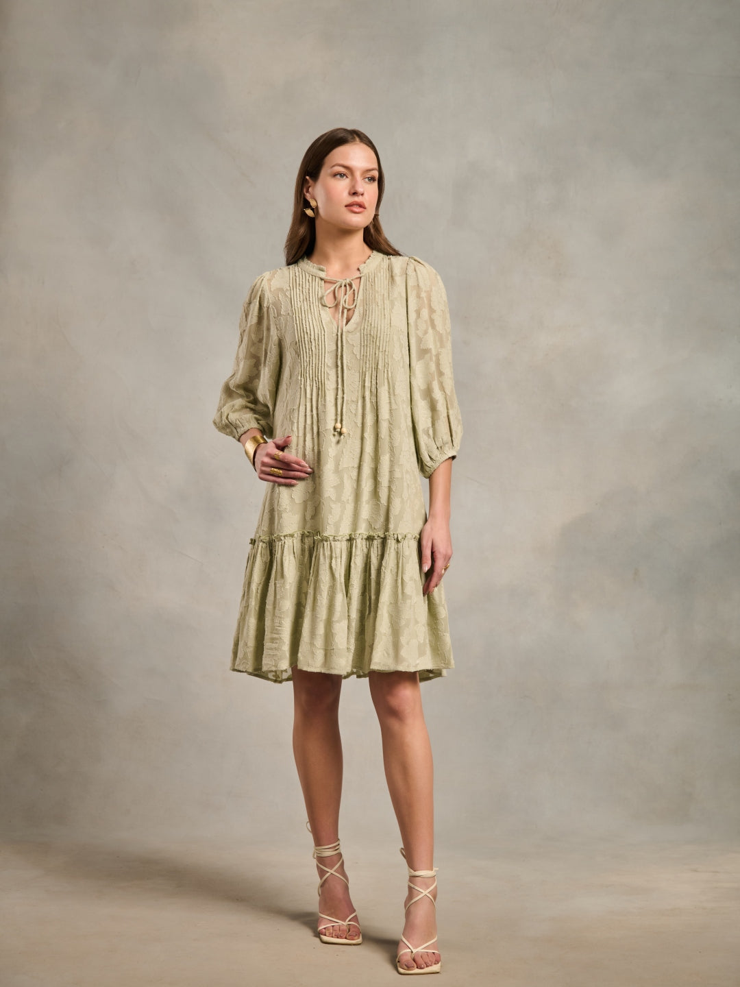 Nia Jacquard Dress