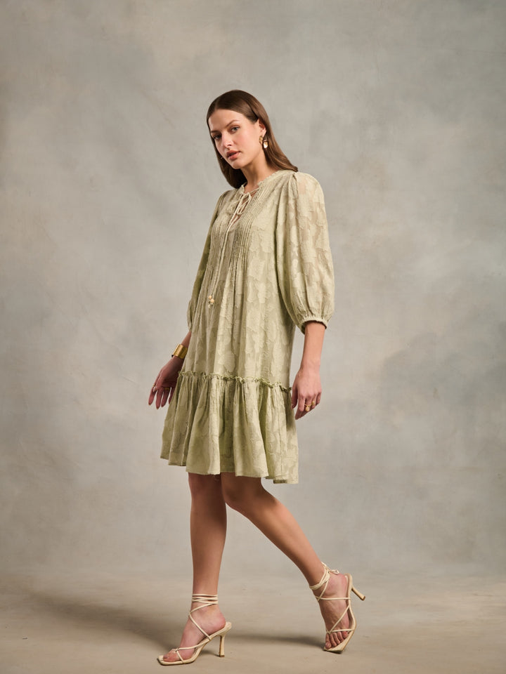 Nia Jacquard Dress