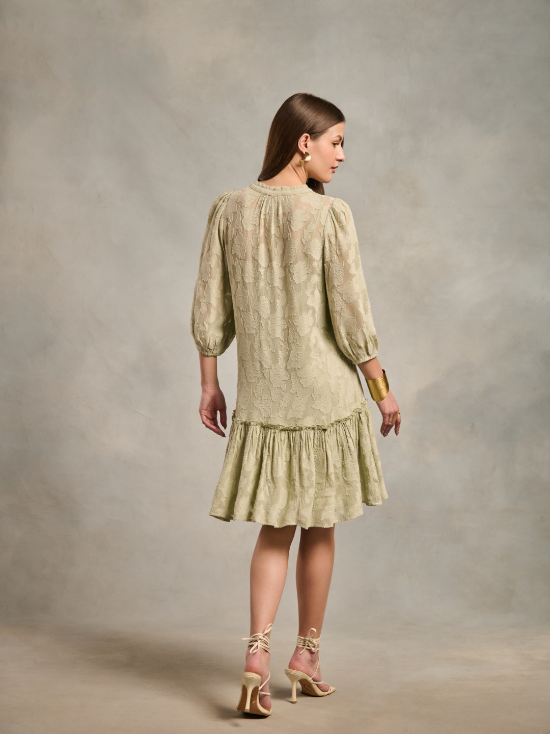 Nia Jacquard Dress