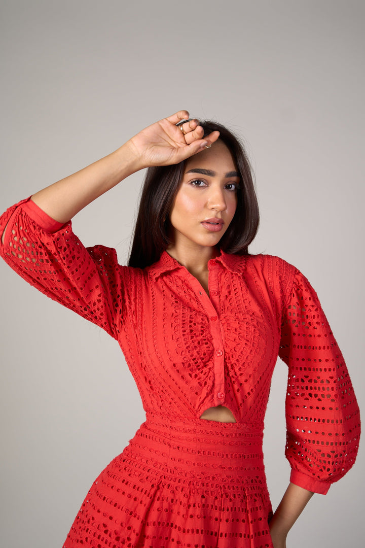 Thea Red Dress