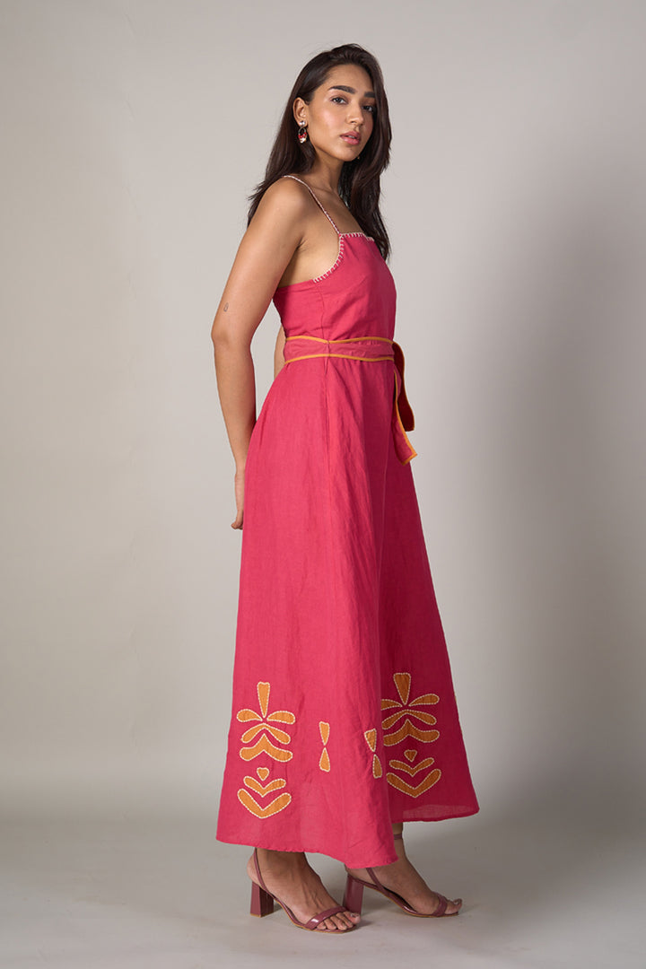 Tushita Mehta In Our Clara Linen Blend Maxi