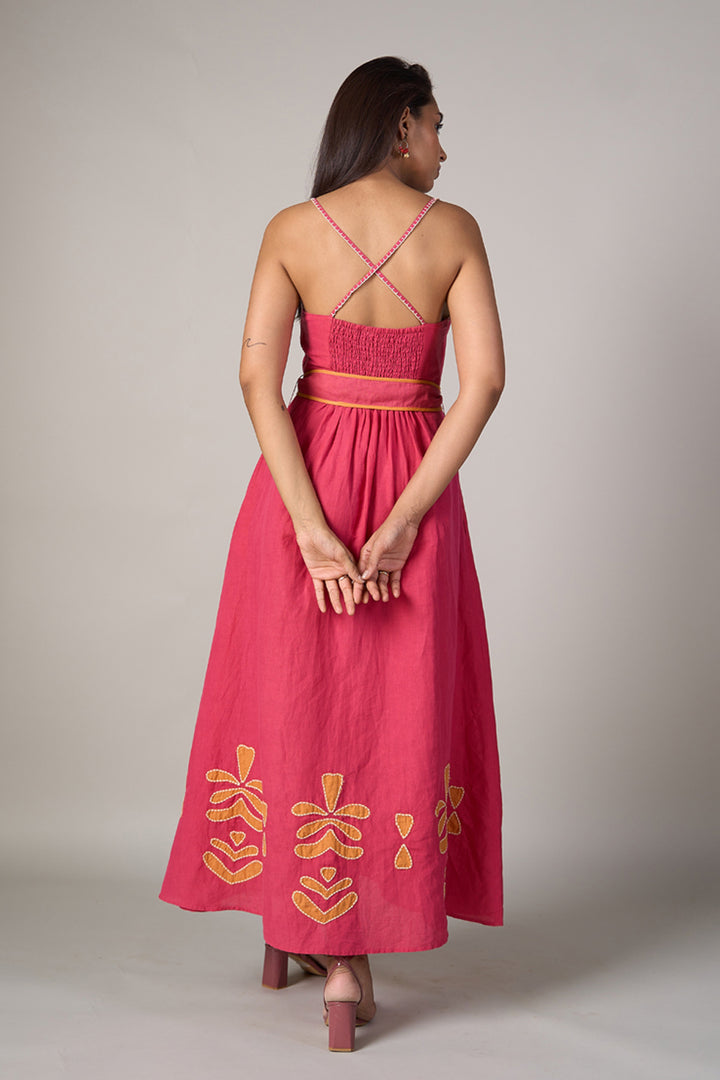 Tushita Mehta In Our Clara Linen Blend Maxi