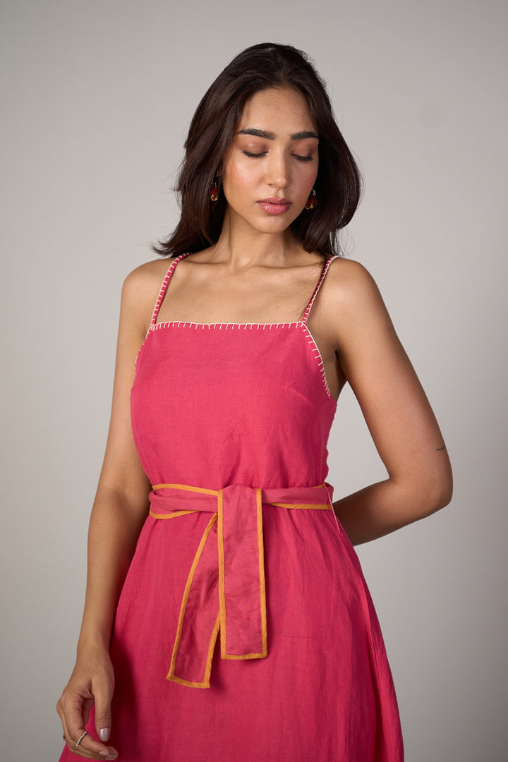 Tushita Mehta In Our Clara Linen Blend Maxi