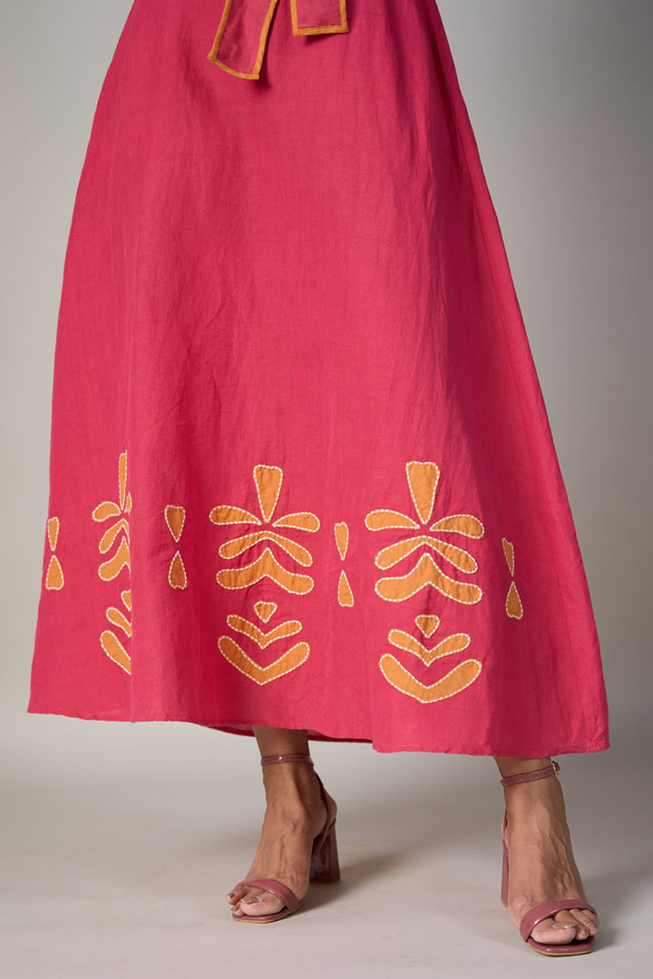 Tushita Mehta In Our Clara Linen Blend Maxi