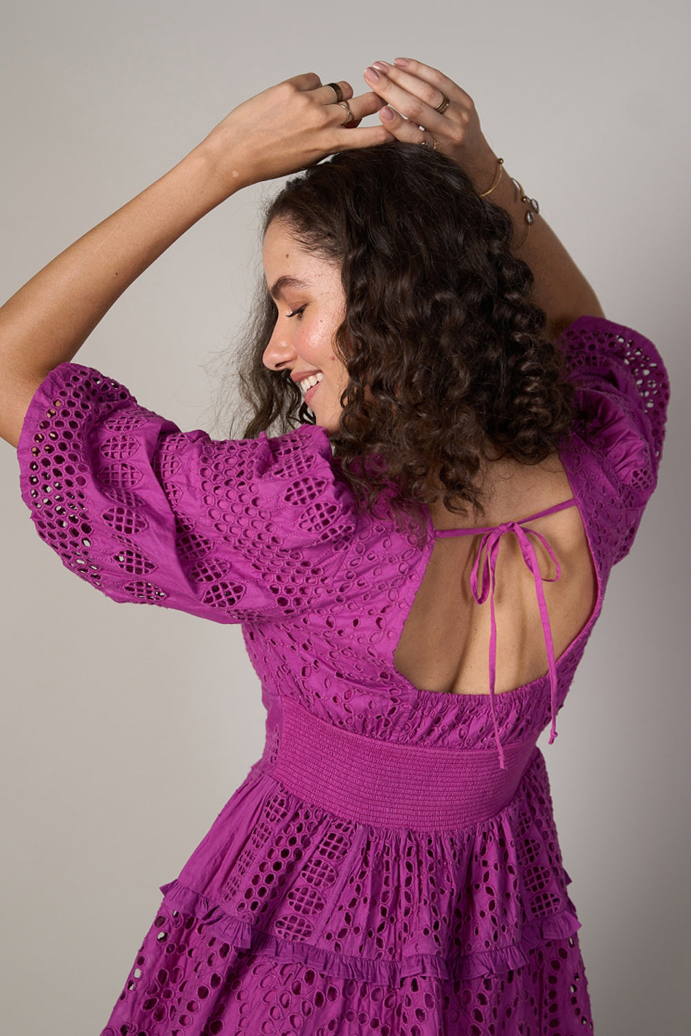Khushnaz Turner In Our Serena Purple Dress