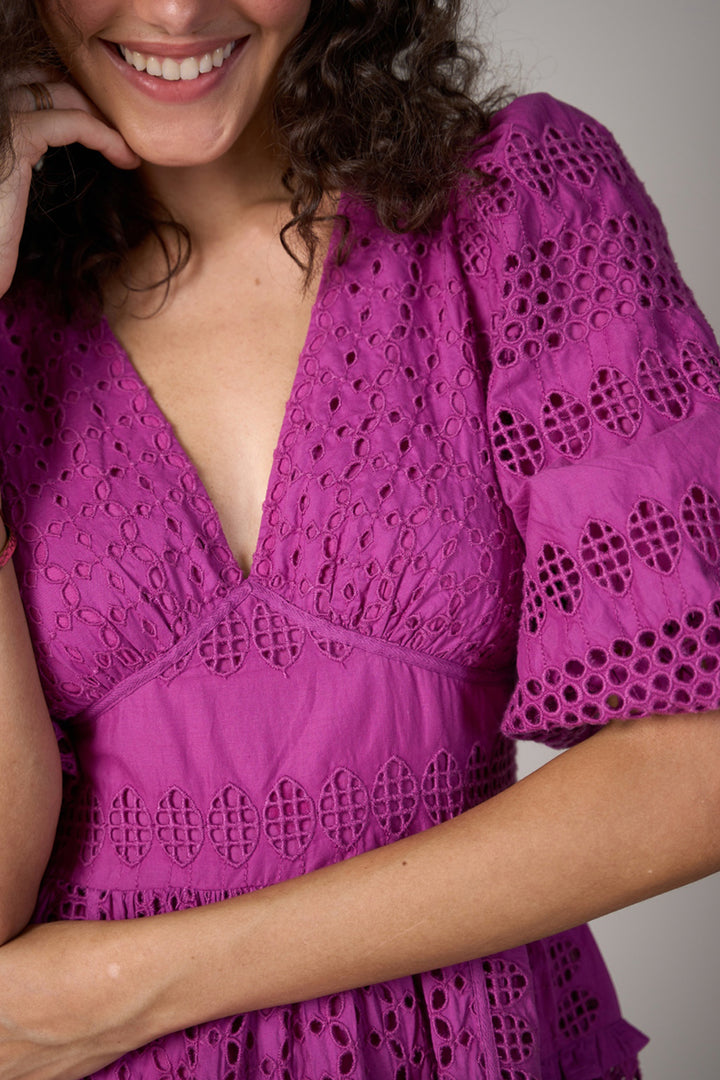 Khushnaz Turner In Our Serena Purple Dress