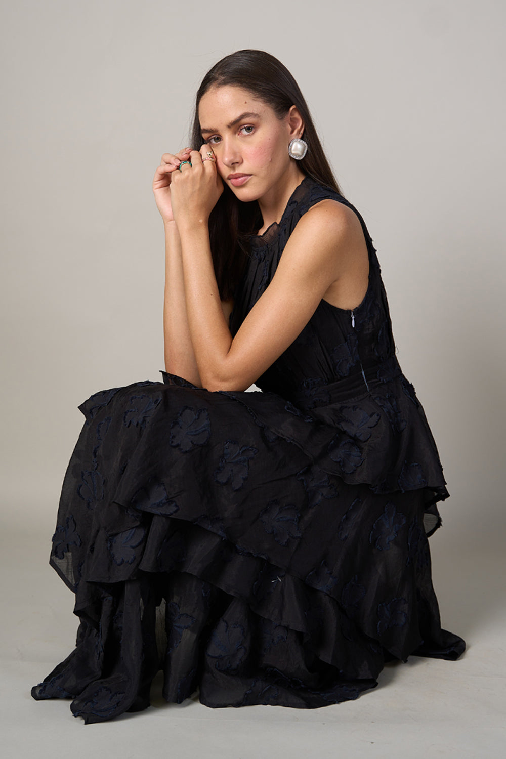 Giselle Jacquard Dress