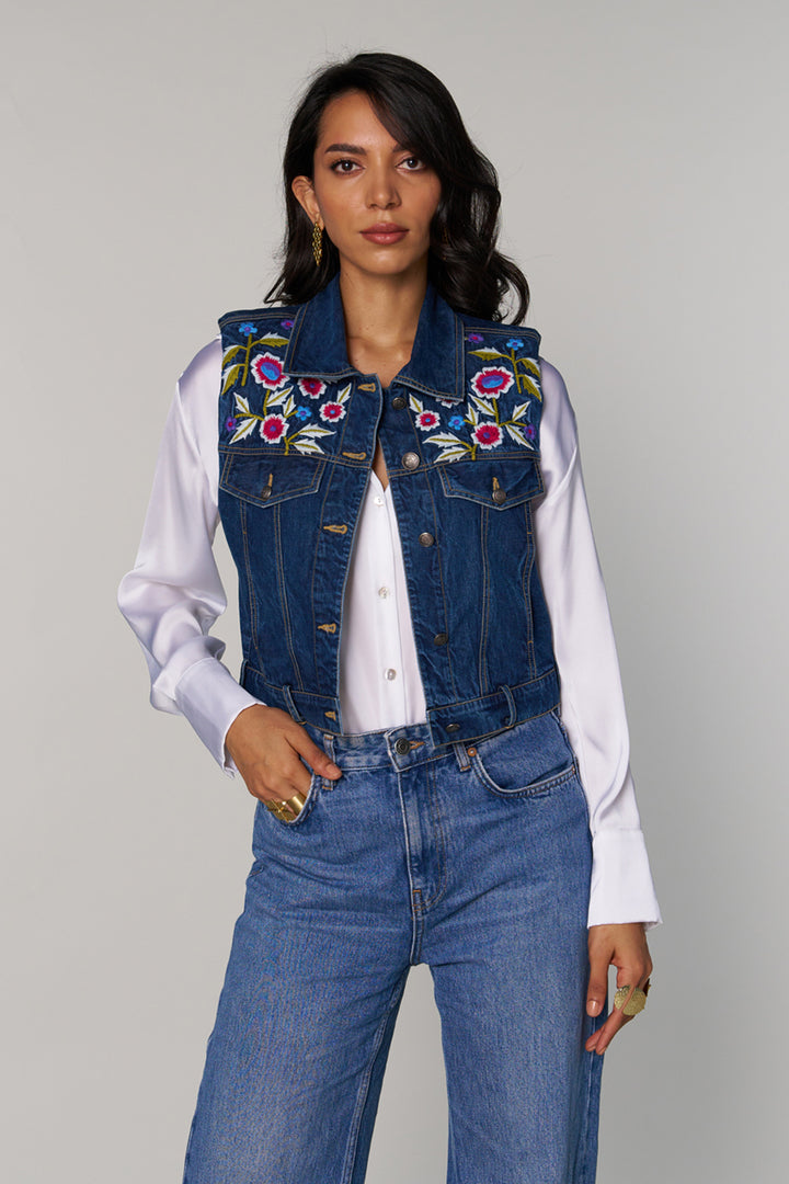 Adele Denim Vest