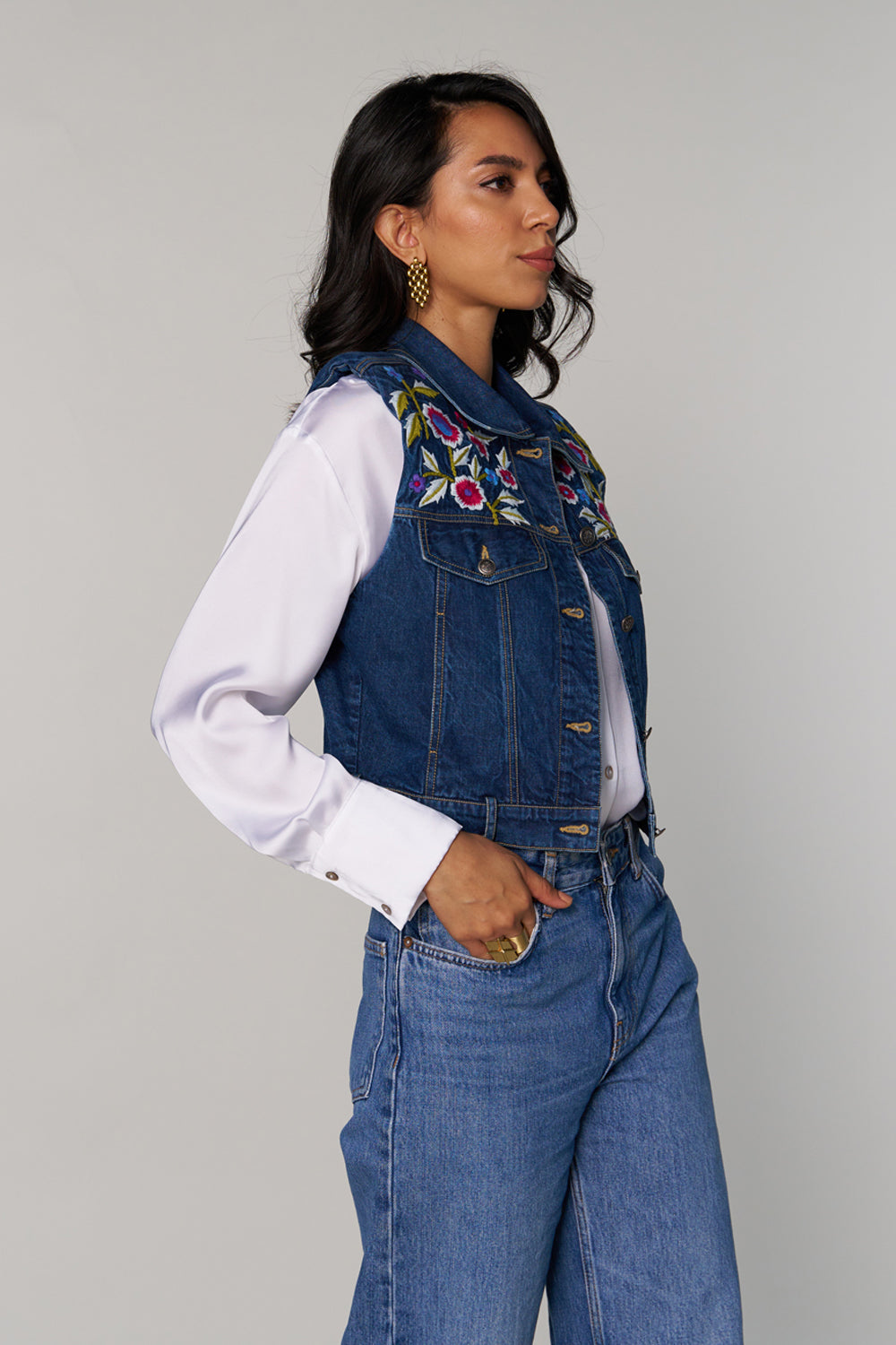 Adele Denim Vest