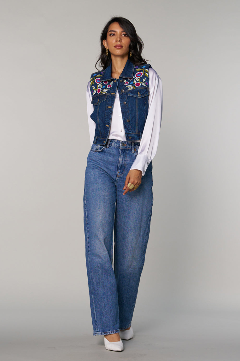 Adele Denim Vest