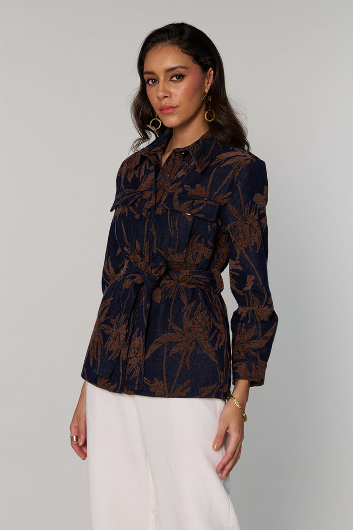 Mehak Jain In Our Denim Velvet Jacket