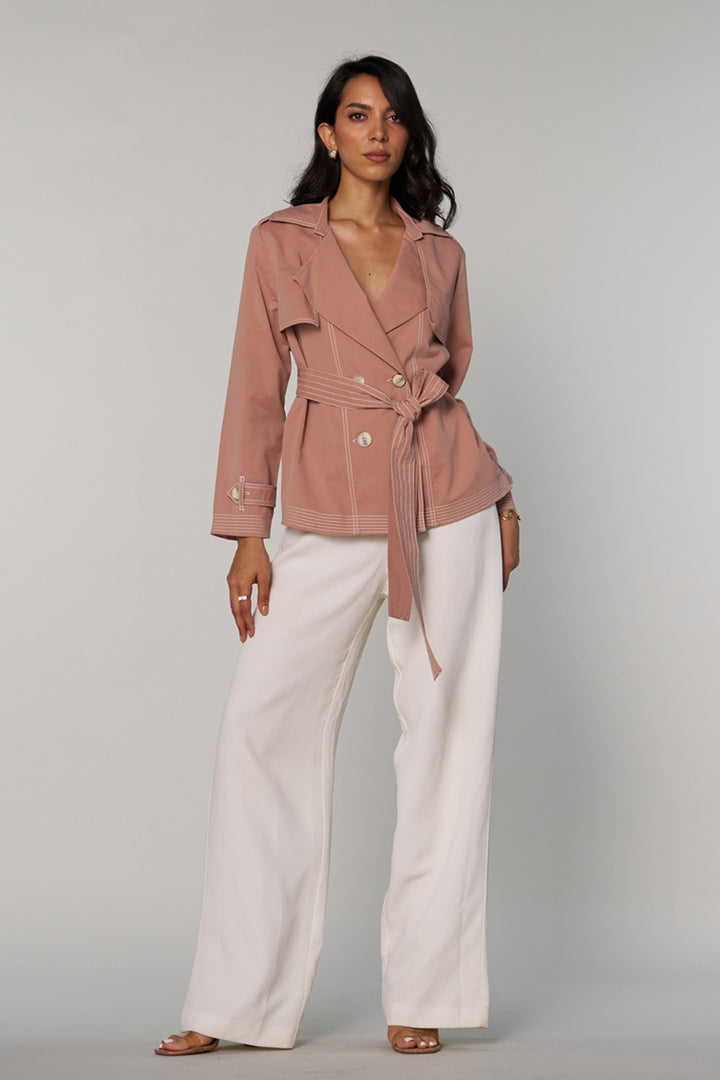 Gouri Grover In Our Freya Blush Trench