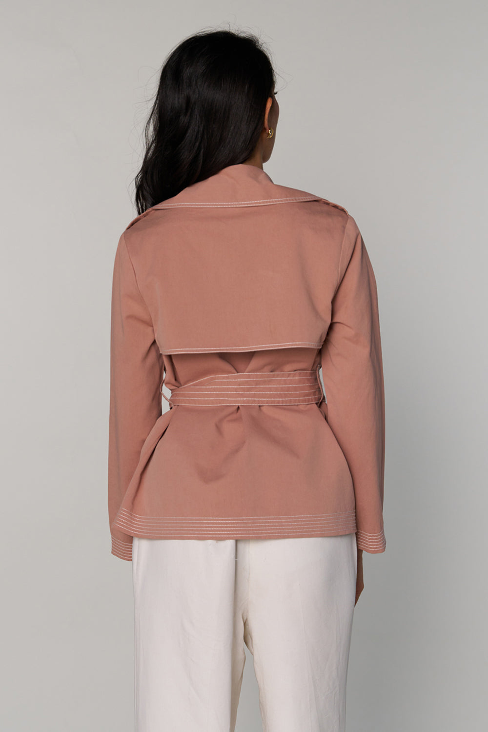 Gouri Grover In Our Freya Blush Trench