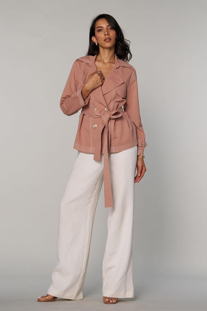 Gouri Grover In Our Freya Blush Trench