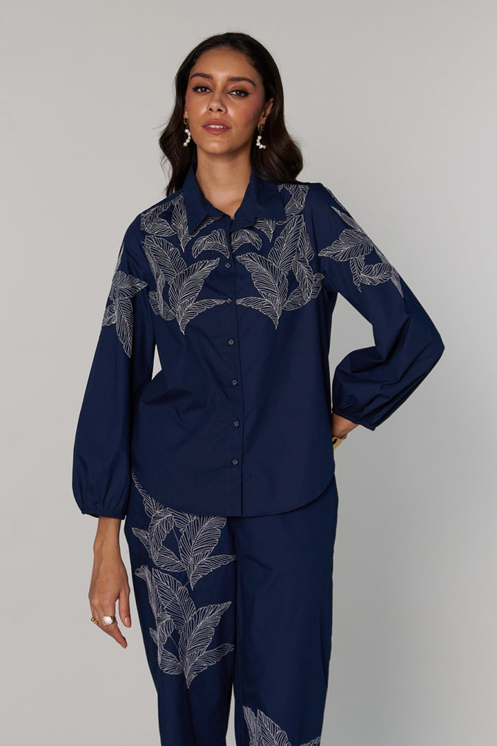Urmi Daga In Our Giselle Embroidered Shirt