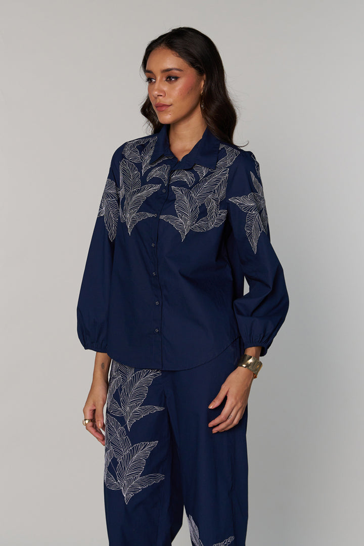 Urmi Daga In Our Giselle Embroidered Shirt