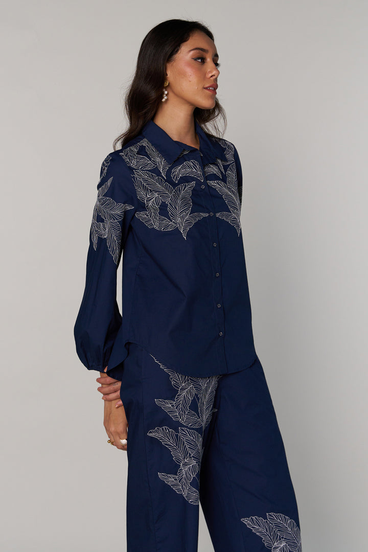 Urmi Daga In Our Giselle Embroidered Shirt